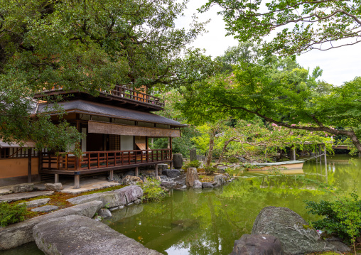 Shu Sui Tei Teahouse pond, Kansai region, Kyoto, Japan