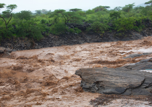 Flood caused by el Nino, Samburu County, Samburu National Reserve, Kenya