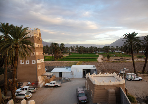 Traditional old mud house, Najran Province, Najran, Saudi Arabia