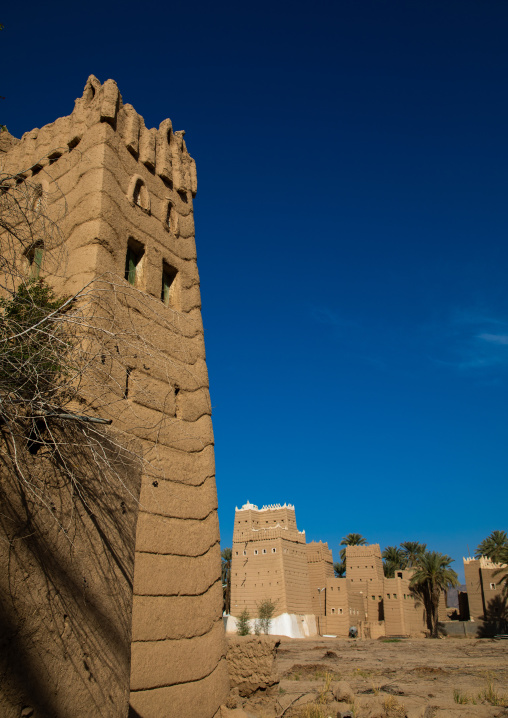 Traditional old mud houses, Najran Province, Najran, Saudi Arabia