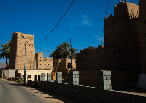 Traditional old mud houses, Najran Province, Najran, Saudi Arabia