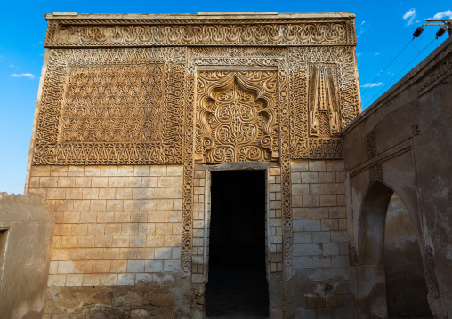 Farasani house with gypsum decoration and frescoes, Jazan Province, Farasan, Saudi Arabia