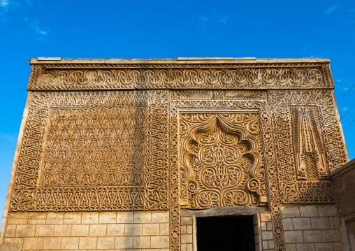 Farasani house with gypsum decoration and frescoes, Jazan Province, Farasan, Saudi Arabia