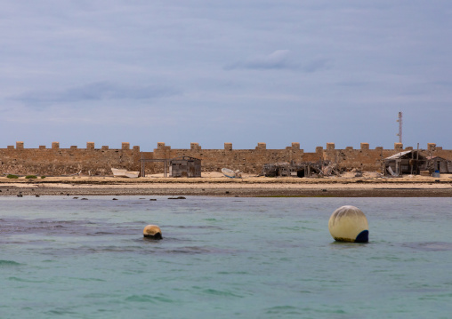 German Fort built during World War 2, Jazan Province, Farasan, Saudi Arabia