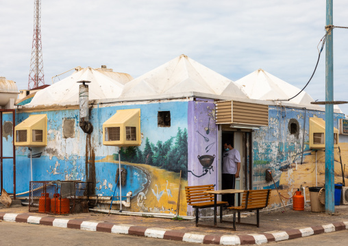 Fish market restaurant, Jazan Province, Farasan, Saudi Arabia