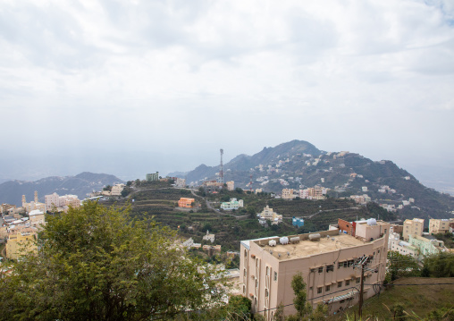 Village in the mountain near the Yemen border, Jizan Province, Faifa Mountains, Saudi Arabia