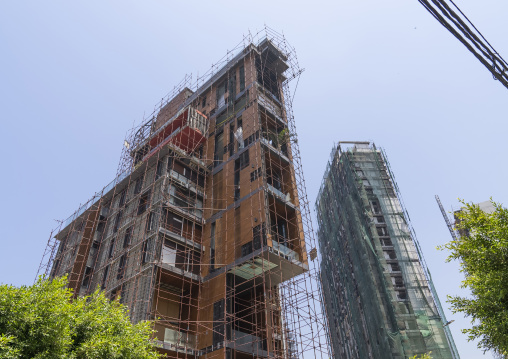 Buildings under construction in the city center, Beirut Governorate, Beirut, Lebanon