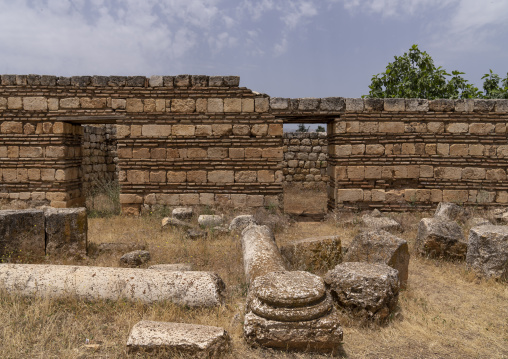 Ruins of the Umayyad Aanjar in Beeka valley, Beqaa Governorate, Anjar, Lebanon