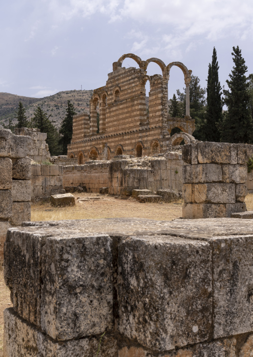 The Grand Palace of the Umayyad city, Beqaa Governorate, Anjar, Lebanon