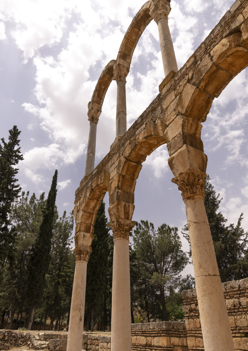 The Grand Palace of the Umayyad city, Beqaa Governorate, Anjar, Lebanon