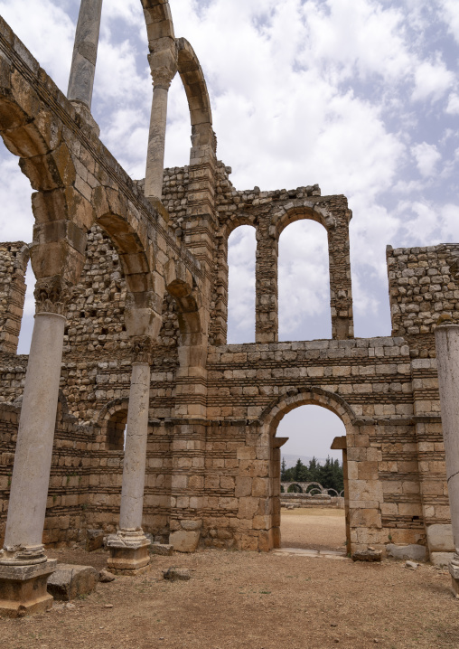 The Grand Palace of the Umayyad city, Beqaa Governorate, Anjar, Lebanon