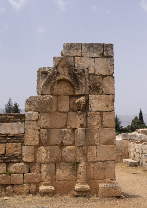 Ruins of the Umayyad Aanjar in Beeka valley, Beqaa Governorate, Anjar, Lebanon