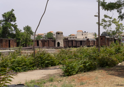 Old railway station from from Beirut–Damascus line, Beqaa Governorate, Rayak, Lebanon