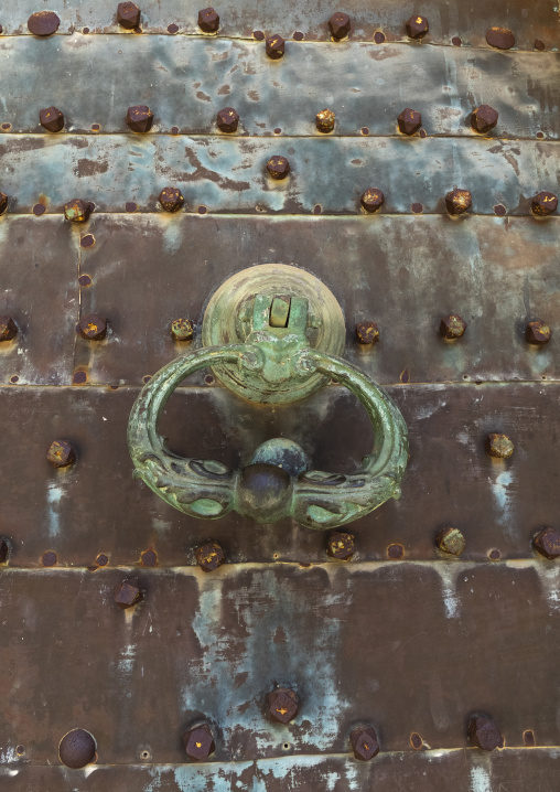 Door knockers in Beiteddine Palace, Mount Lebanon Governorate, Beit ed-Dine, Lebanon