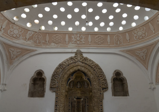 Glasses to let the light to enter into Beiteddine Palace bath, Mount Lebanon Governorate, Beit ed-Dine, Lebanon