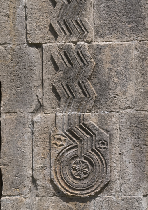 Ali Pacha Joumblatt abandonned palace detail, Mount Lebanon Governorate, Baadarane, Lebanon