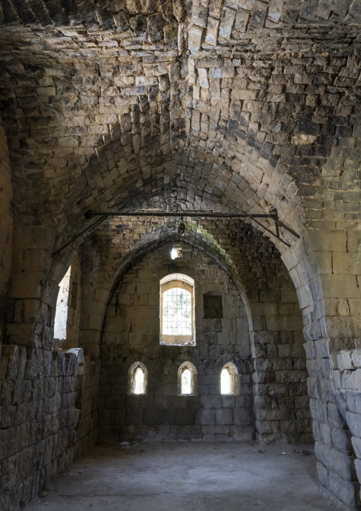 Ali Pacha Joumblatt abandonned palace, Mount Lebanon Governorate, Baadarane, Lebanon