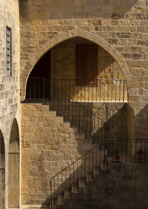 old traditional lebanese house, Mount Lebanon Governorate, Deir el Qamar, Lebanon