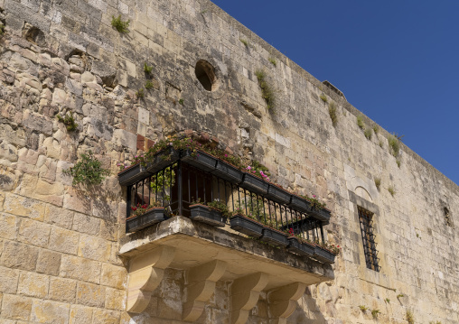 Old palace in the Midane, Mount Lebanon Governorate, Deir el Qamar, Lebanon