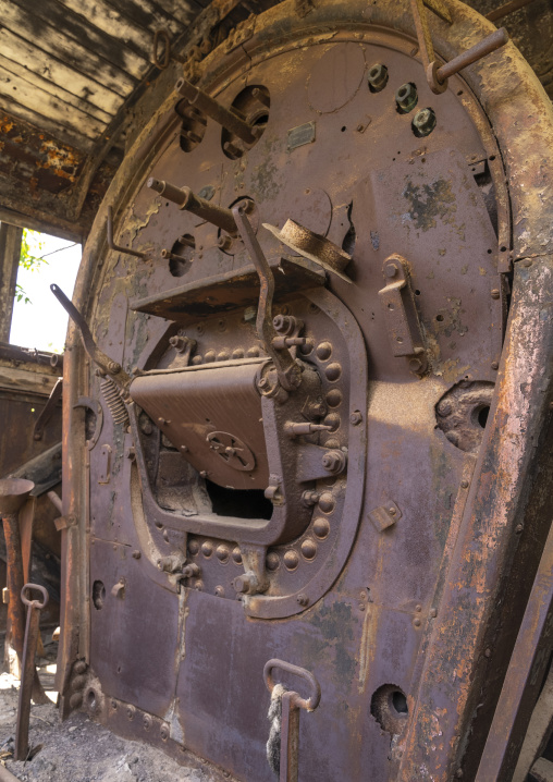 Old locomotive from Beirut–Damascus line, Beqaa Governorate, Rayak, Lebanon