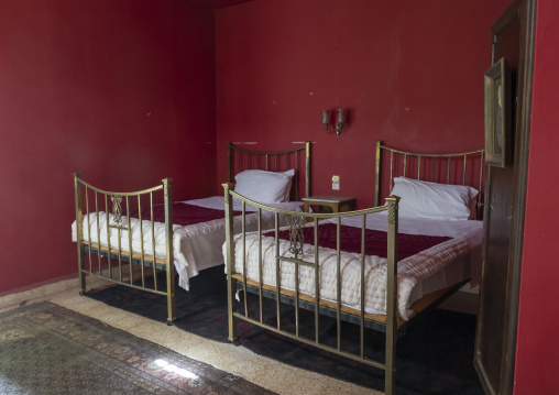 Bedroom in Palmyra hotel, Baalbek-Hermel Governorate, Baalbek, Lebanon