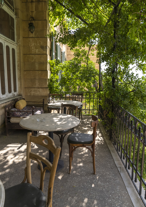 Palmyra hotel balcony, Baalbek-Hermel Governorate, Baalbek, Lebanon