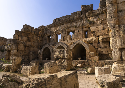 Great court of the temple complex, Baalbek-Hermel Governorate, Baalbek, Lebanon