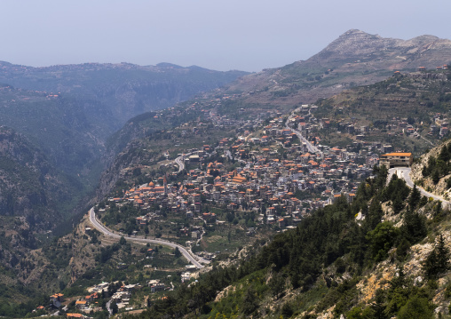 Village in the mountain, North Governorate, Bsharri, Lebanon