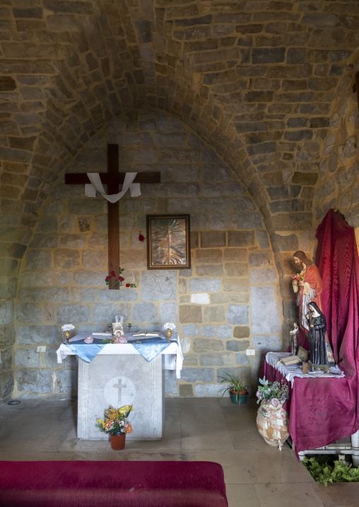 Inside Notre Dame church, North Governorate, Hasroun, Lebanon