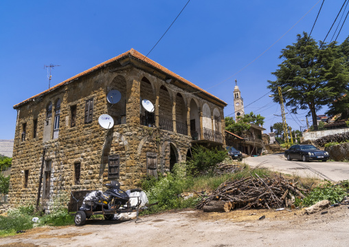 Old traditional lebanese house, North Governorate, Hasroun, Lebanon