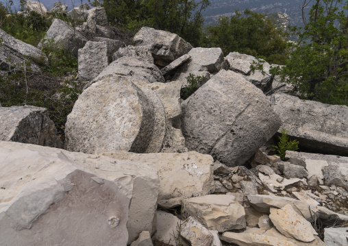 The Roman Temple of god Mercury ruins, North Lebanon Governorate, Hardine, Lebanon