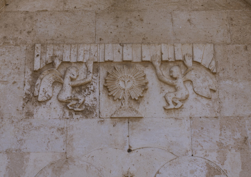 Saint Georges church stone decoration, North Lebanon Governorate, Assia, Lebanon