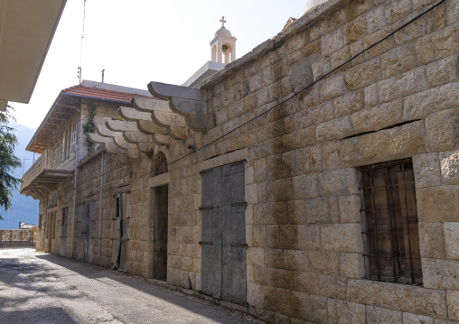 Old heritage houses in the village, Mount Lebanon, Douma, Lebanon