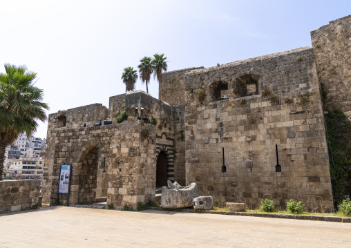 Citadel of Raymond de Saint Gilles in the town, North Governorate, Tripoli, Lebanon