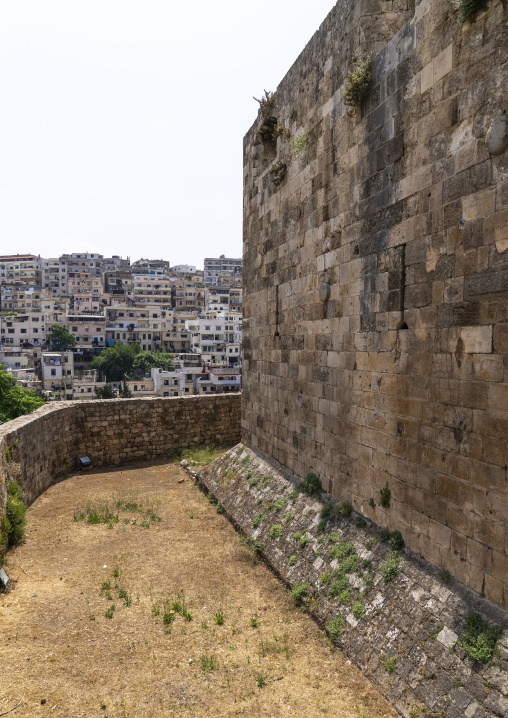 Citadel of Raymond de Saint Gilles in the town, North Governorate, Tripoli, Lebanon