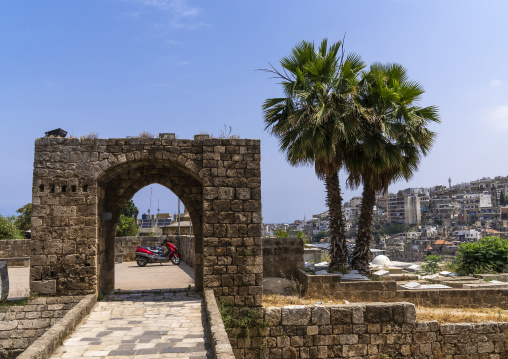 Citadel of Raymond de Saint Gilles in the town, North Governorate, Tripoli, Lebanon