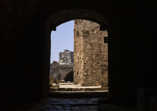 Citadel of Raymond de Saint Gilles in the town, North Governorate, Tripoli, Lebanon