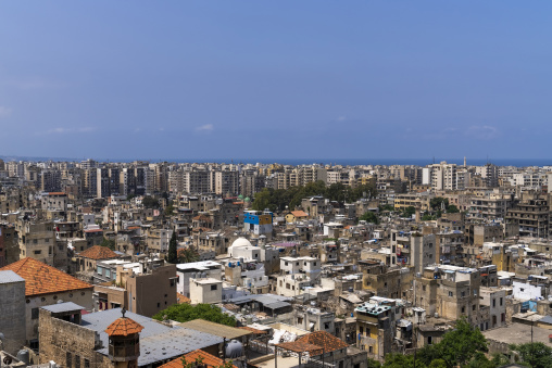 Cityscape seen from the citadel of Raymond de Saint Gilles, North Governorate, Tripoli, Lebanon