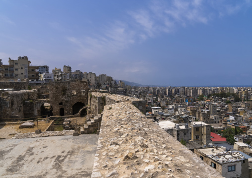 View on the town from the Citadel of Raymond de Saint Gilles, North Governorate, Tripoli, Lebanon