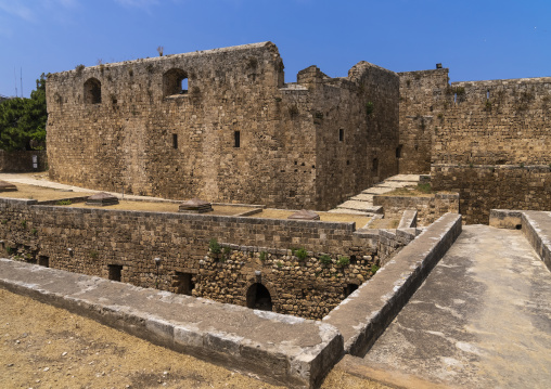 Citadel of Raymond de Saint Gilles in the town, North Governorate, Tripoli, Lebanon