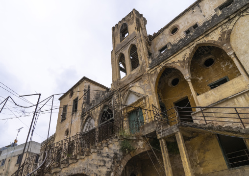 Old traditional abandoned lebanese house, North Governorate, Tripoli, Lebanon