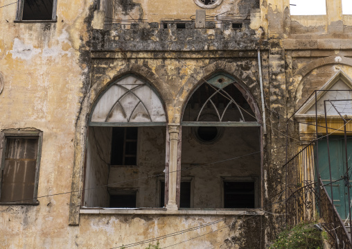 Old traditional abandoned lebanese house, North Governorate, Tripoli, Lebanon