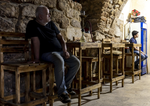 Shisha bar in the old souk, North Governorate, Tripoli, Lebanon