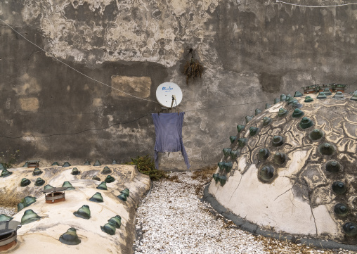 Ezzeddine hamam domed roof with glasses, North Governorate, Tripoli, Lebanon