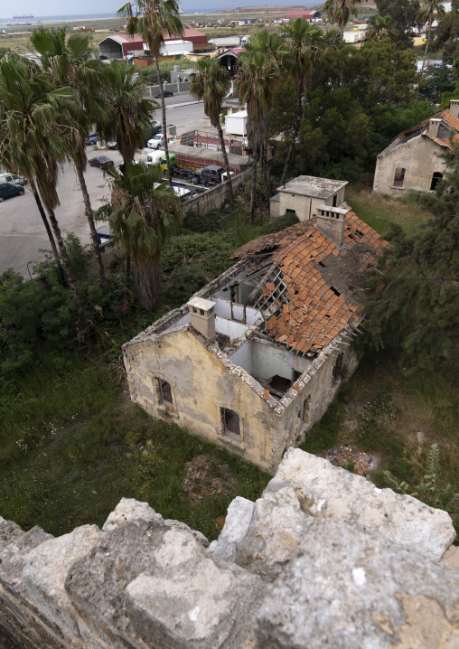 Old destroyed house from Beirut–Damascus line, North Governorate, Tripoli, Lebanon