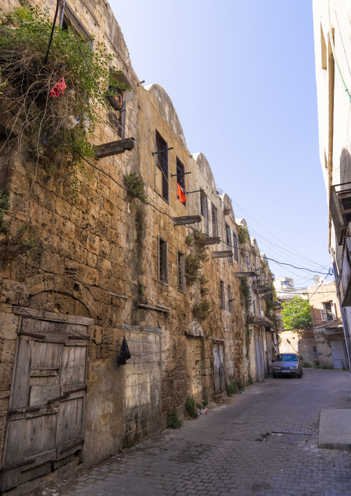 Old caravanserai occupied by poor people, North Governorate, Tripoli, Lebanon