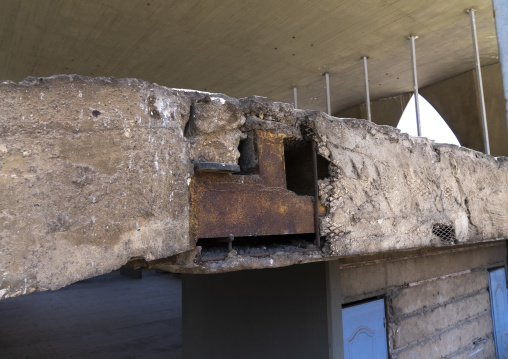 Broken strucure in Rashid Karami International Fair by Oscar Niemeyer, North Governorate, Tripoli, Lebanon