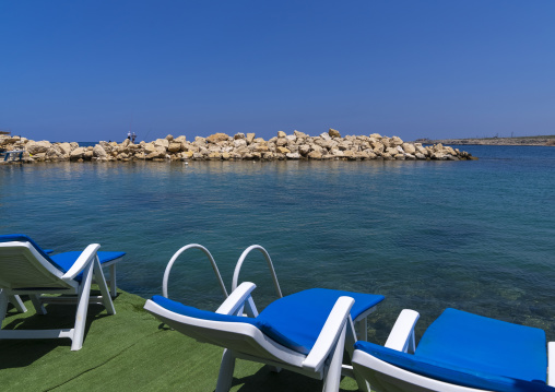 Restaurants and bars on the seashore, North Governorate, Anfeh, Lebanon