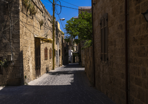 Old traditional lebanese house in a village, North Governorate, Batroun, Lebanon