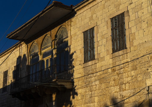 Old traditional lebanese house in a village, Mount Lebanon, Douma, Lebanon